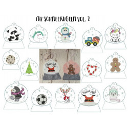 Stickserie ITH - Schneekugel Vol. 2